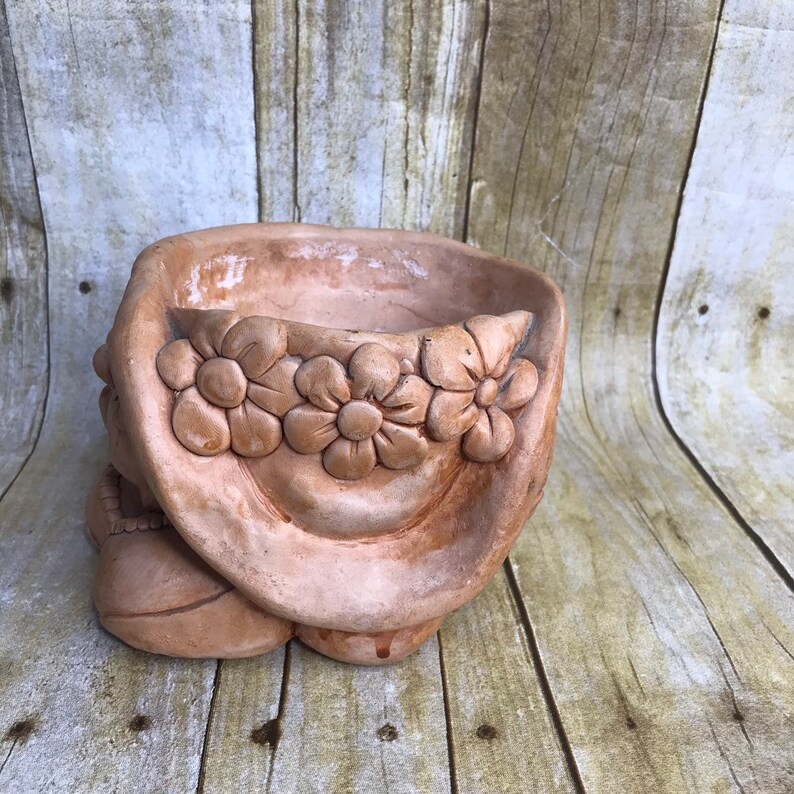 Vintage 1973 Kersten Bros Company Pottery Planter Whimsical Etsy