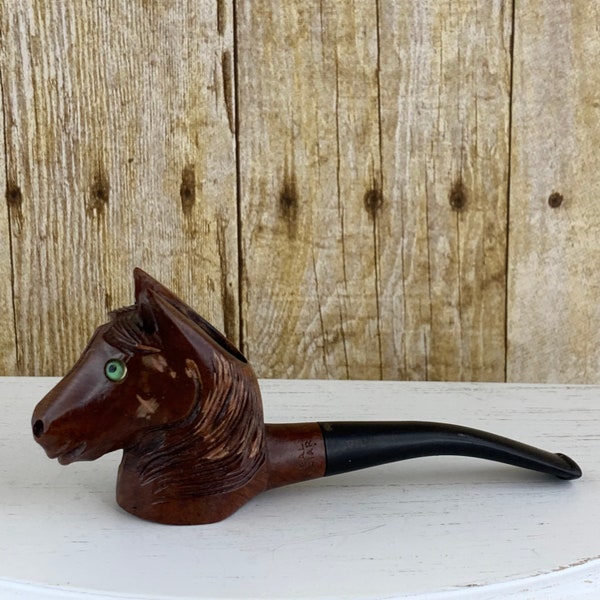 Horse Head Pipe Etsy
