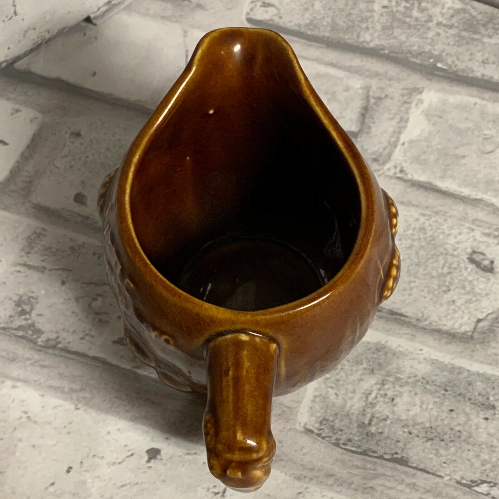 Little America Wyoming Creamer Sugar Bowl Brown Acorn FLAW Etsy