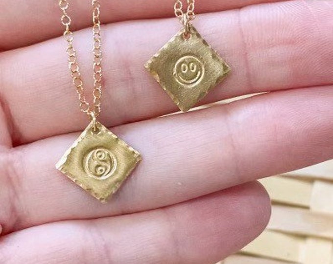 New!  //  14kt Gold Filled Stamped Minis