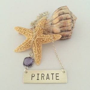East Carolina Pirates Bar Necklace with Gold Heart Accent East Carolina Pirates Bar Necklace with Gold Heart Accent