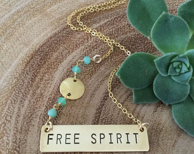 Free Spirit Bar Necklace