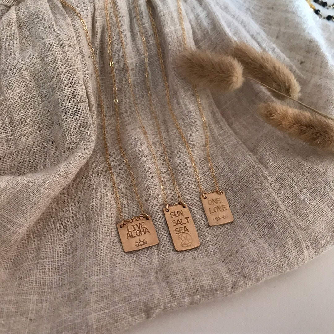 Gold Fill Mini Tags - Etsy