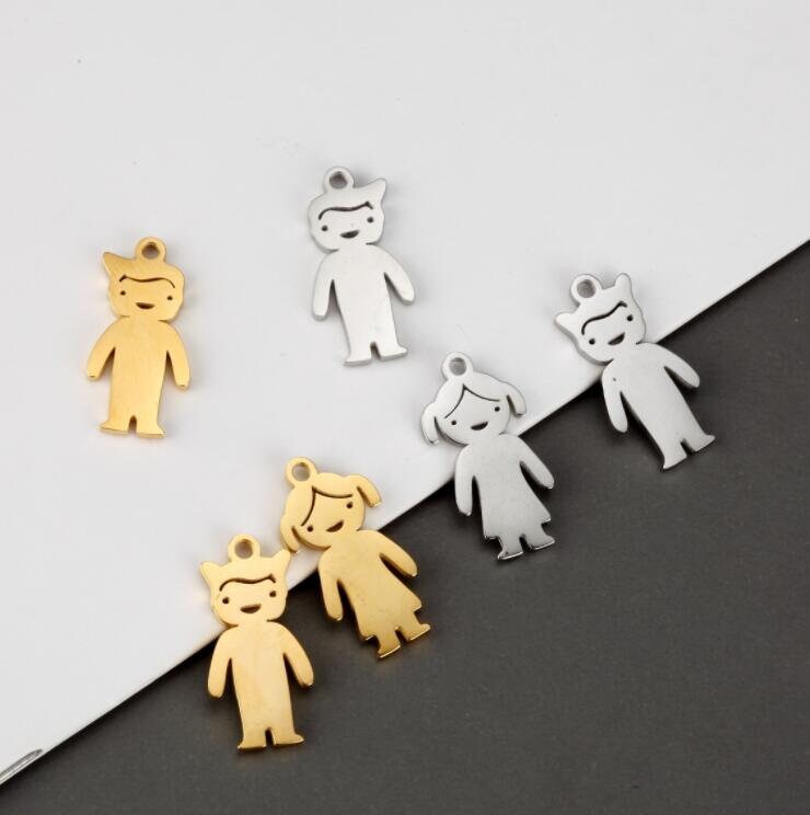 Boy and Girl Charms10pcs kids Charm Supply Kids Charm for Etsy 日本