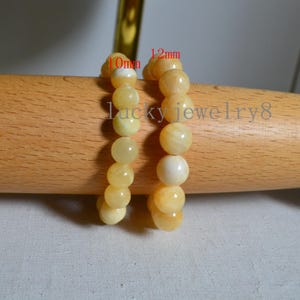 Natural light Yellow jade Bracelet,light yellow bead jade Bracelet,jade bracelet,single jade bracelet,wedding bracelet,bridesmaid gift