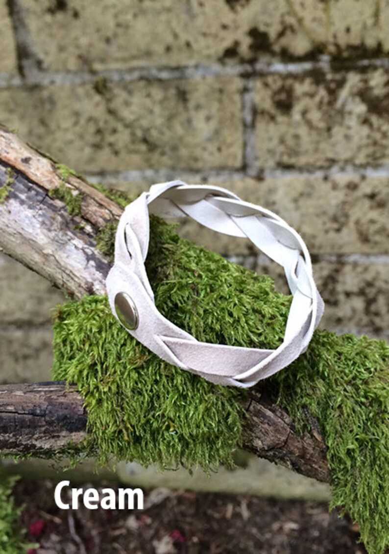 Leather Diffuser Aromatherapy Bracelet Soft Braided Leather Etsy