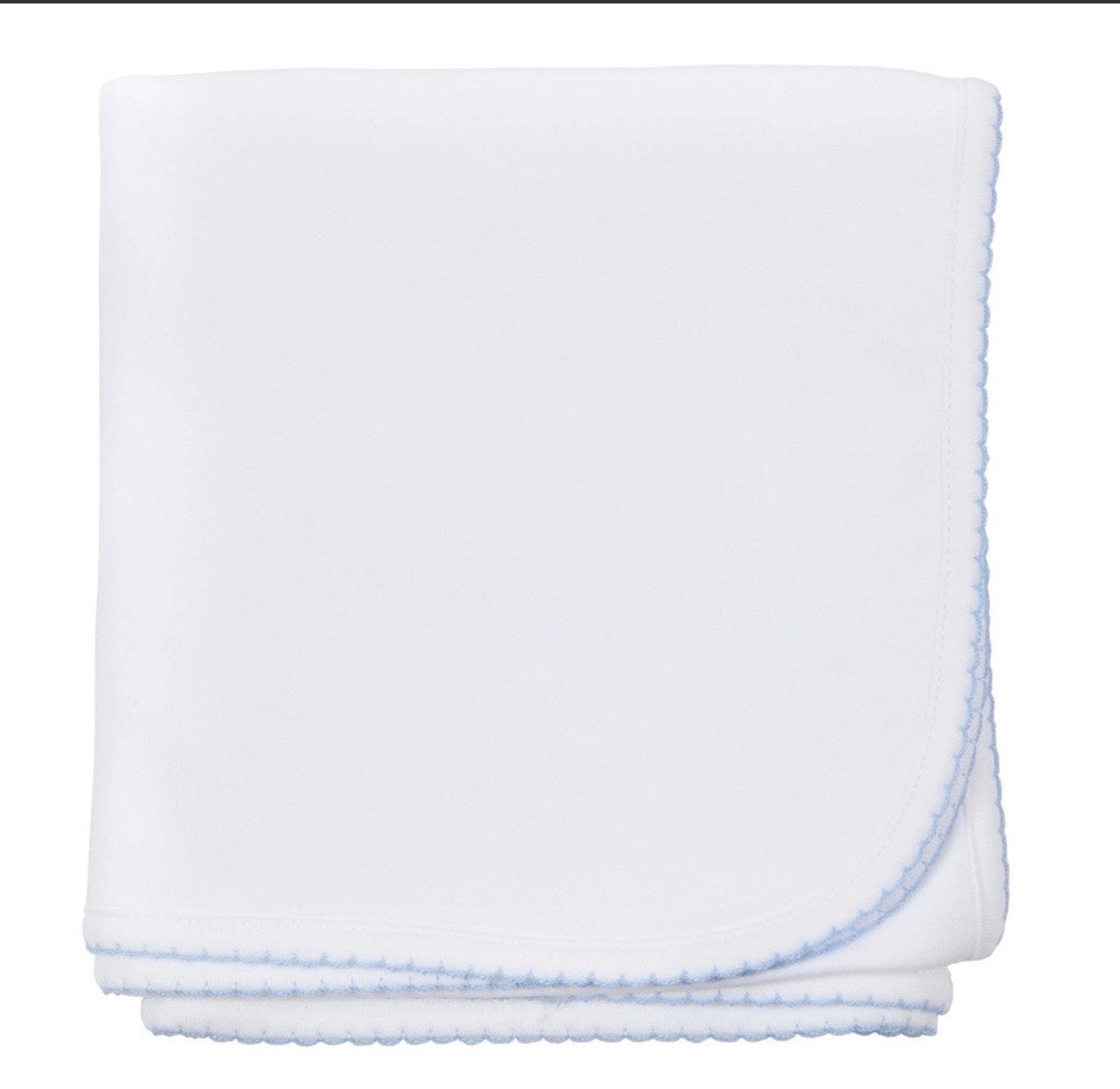 Paty Striped Pima Cotton Baby Blanket