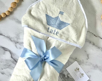 Custom Hooded Baby and Toddler Bath Towel Gift Super Soft