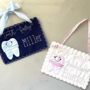 Custom Monogrammed Tooth Fairy Hanger