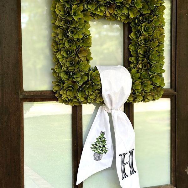 Custom Door Wreath Sashes