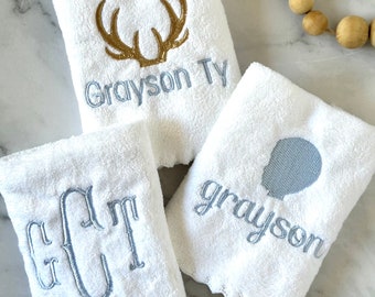 Embroidered Baby Burp Clothes Ultra Soft with Delicate Scalloped Edges Goldendoodle Golf Monogrammed