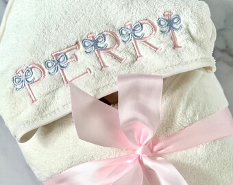 Custom Hooded Baby and Toddler Bath Towel Gift Super Soft