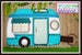 Retro Camper! 6'x8.5' **Pes, Jef, Hus, Exp, Xxx, Vip, Dst vp3 Formats** ITH In The Hoop Zippered Bag Machine Embroidery File 