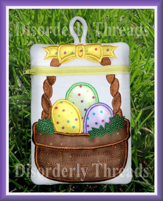 Easter Basket Zippered Bag 5x7 Pes Dst Exp Hus Jef Vip | Etsy Ireland