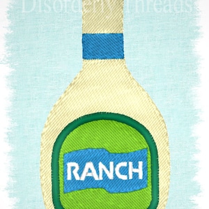 Ranch Dressing Broderidesign FLAT 2 storlekar ingår Pes Dst Exp Hus Jef Vip Vp3 Xxx Format Maskinbroderifil