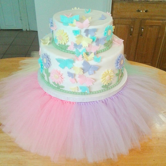 Cake Plate Skirt Tutu Cake Plate Skirt Birthday Etsy