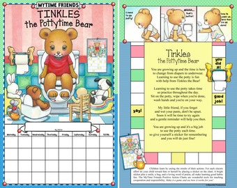 Tinkles the Pottytime Bear, Potty Training Chart (Chart Only)