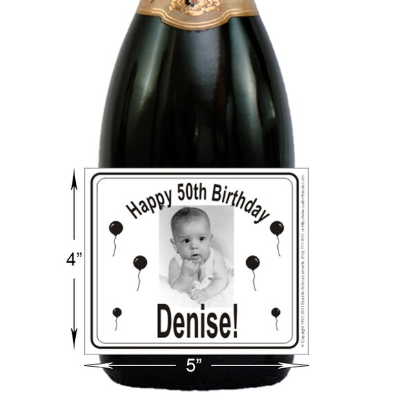 Over The Hill Decorations Birthday Labels 50th Birthday Etsy