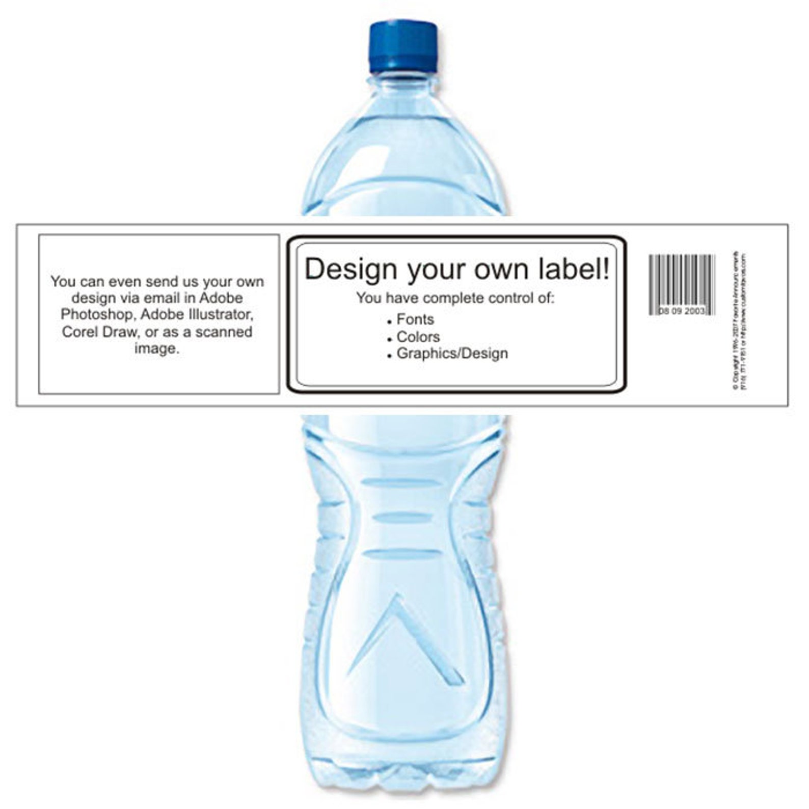 Diy make your own water bottle label custom water bottle etsy