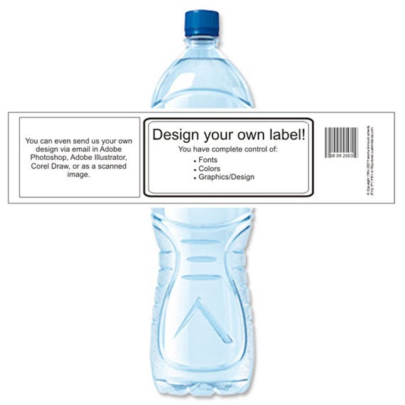 Make Your Own Custom Label Bottled Water