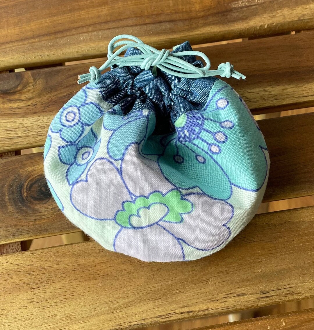 Baby Blue Small Pouch With 6 Dividers Made With European Etsy