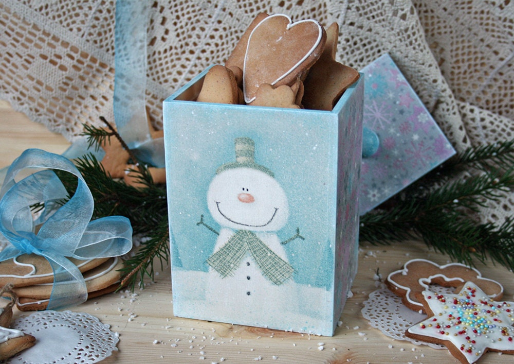 Kitchen Storage Wood Box kitchenware Food storage jar Food Etsy