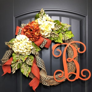 Wreaths - Fall  Wreath - Front Door fall Wreath - Thanksgiving Wreath - wreaths - Gift for her - gift ideas