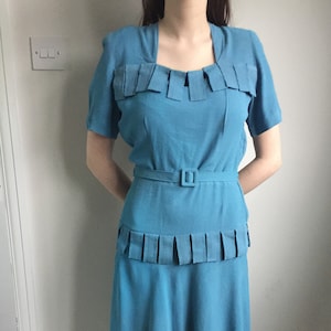 Original 1940s Dress Sml image 1