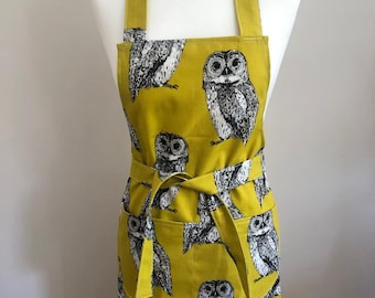 Adult's apron - Prestigious fabrics - Owls