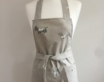 Adults Apron  - Doggies - Poodles - Westies - Dalmations - Scotties - Dachshunds - French Bulldogs