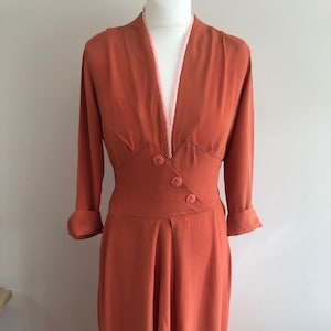 Original 1940s Dress -  Medium