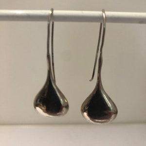 Orecchini a goccia Sterling originali del 1980