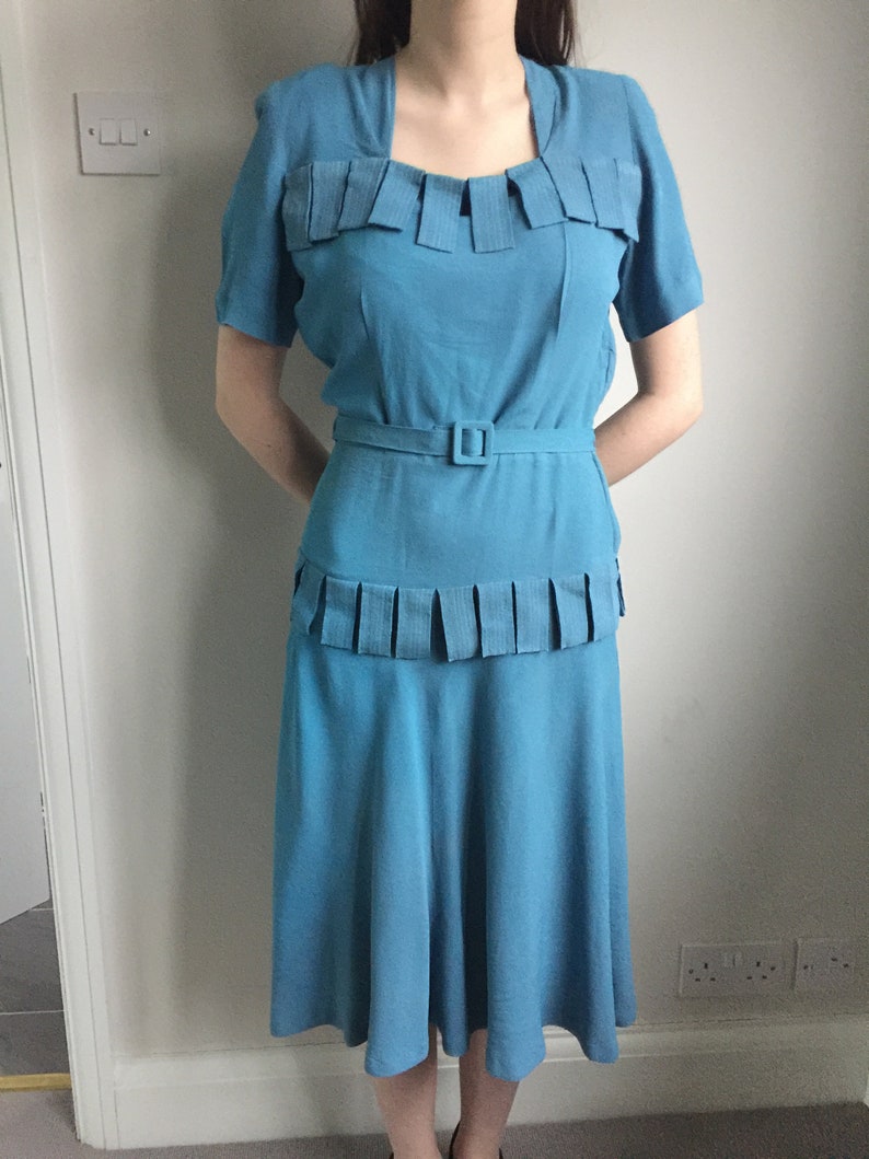 Original 1940s Dress Sml image 1