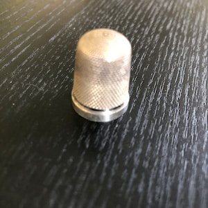 Vintage Sterling Silver Thimble