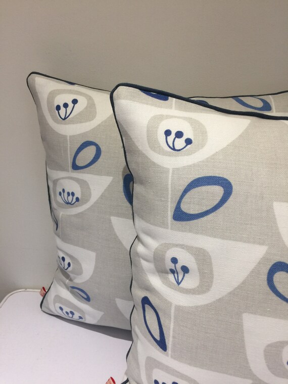 Square Piped Cushion Pillow Cover John Lewis Seedheads Etsy
