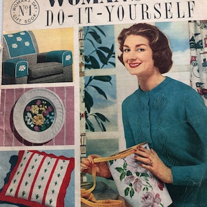 Original 1950s Woman's day Do It Yourself Gift book