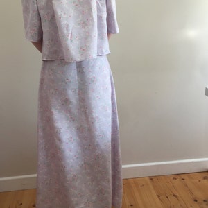 Original 1940s Night Dress and Bed Jacket XS handmade image 3