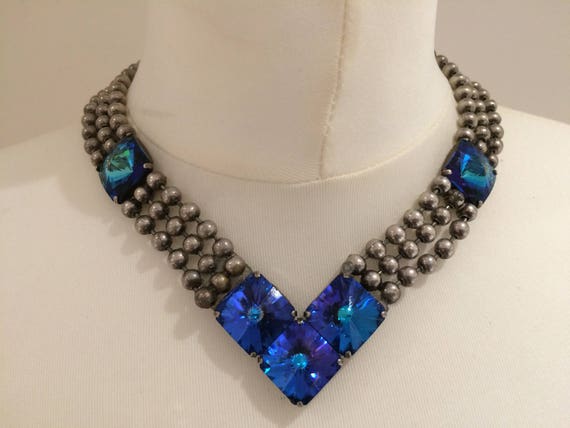 Boucles D'oreilles Vintage IKUO ICHIMARI Paris - Designer - Fermoir Clips - Occasion