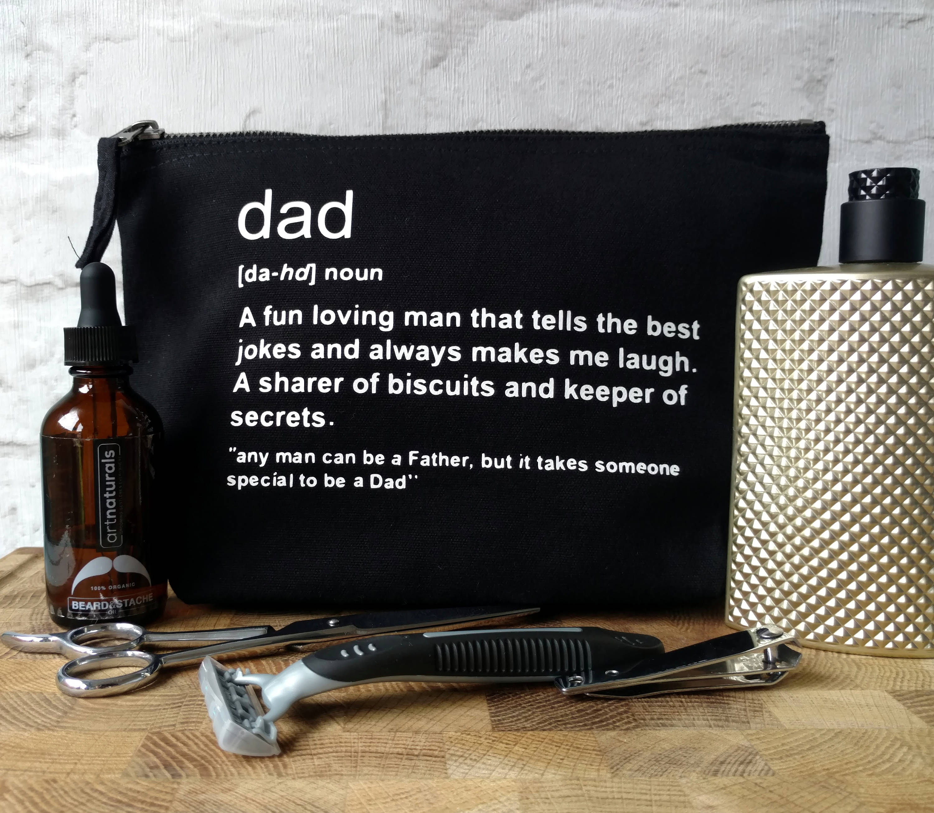 Father Toiletry Bag Dad Grooming Bag Dad Toiletry Bag Etsy