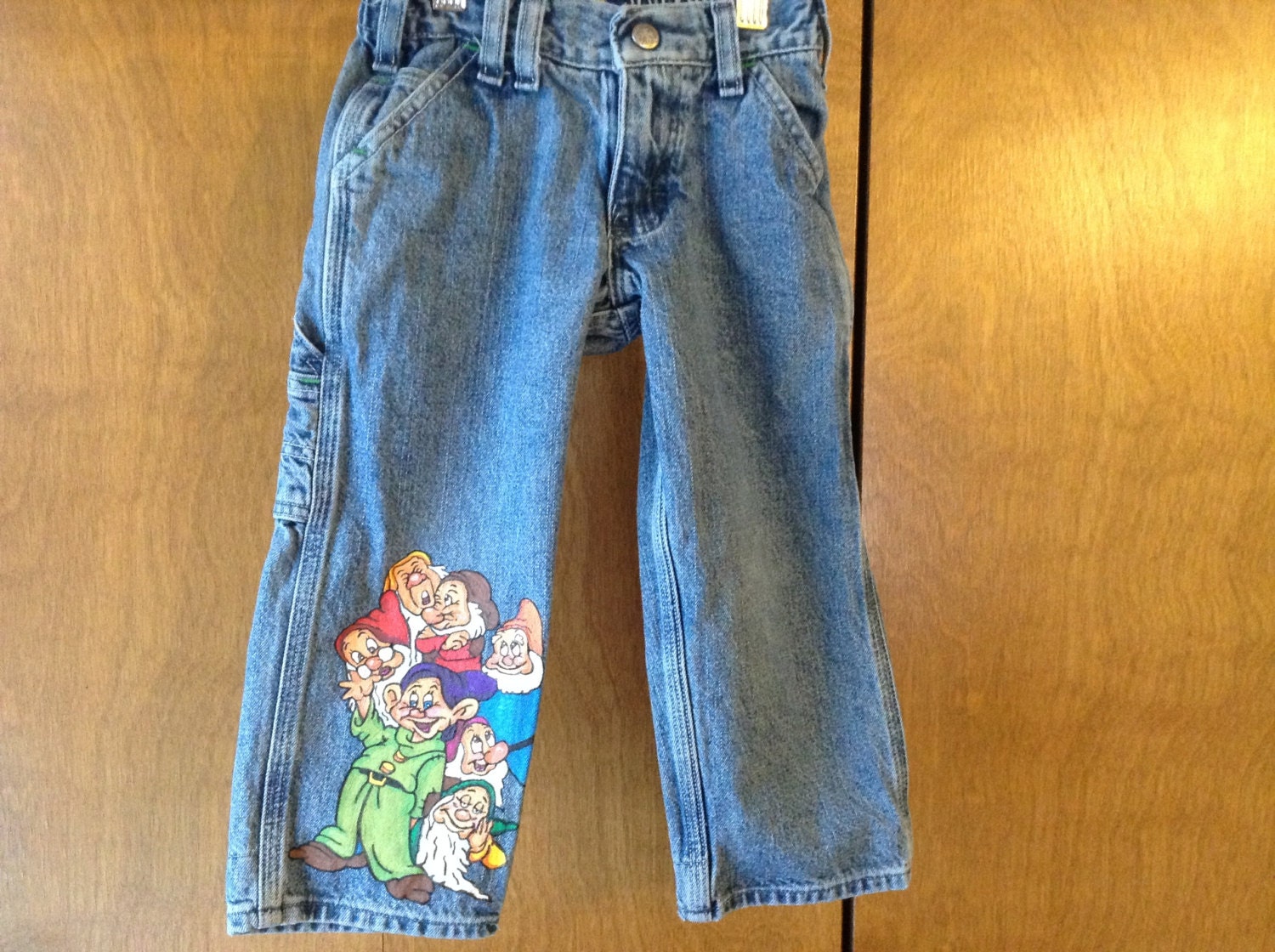 Hand Painted Children's Jeans - Etsy