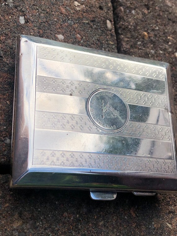 Antique Solid Silver Cigarette Case/Business Card… - image 9