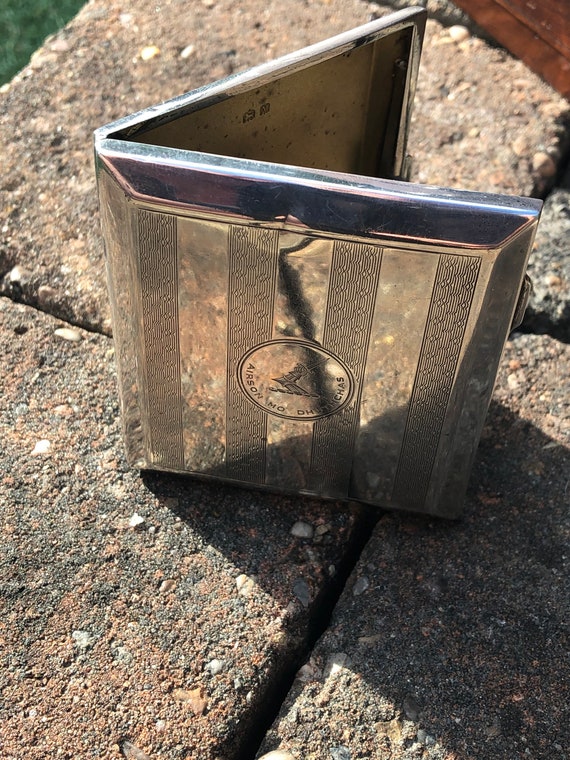 Antique Solid Silver Cigarette Case/Business Card… - image 7