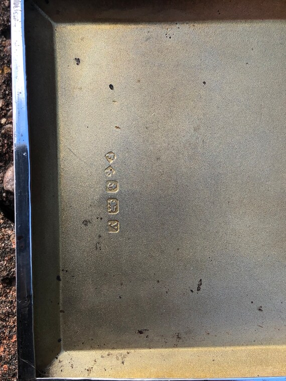 Antique Solid Silver Cigarette Case/Business Card… - image 10