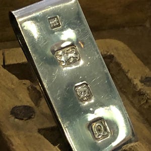 Fermasoldi d'epoca in argento, Birmingham, 1978 con spedizione gratuita.