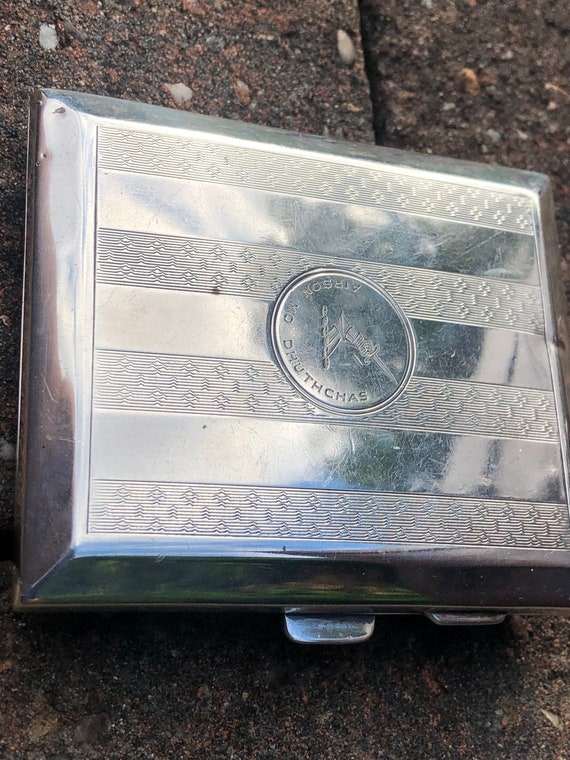 Antique Solid Silver Cigarette Case/Business Card… - image 6