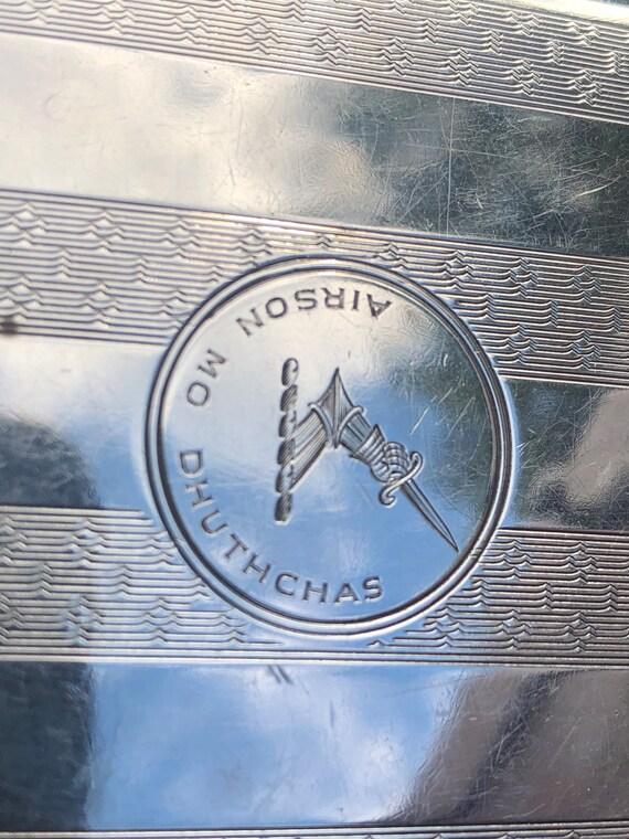 Antique Solid Silver Cigarette Case/Business Card… - image 4