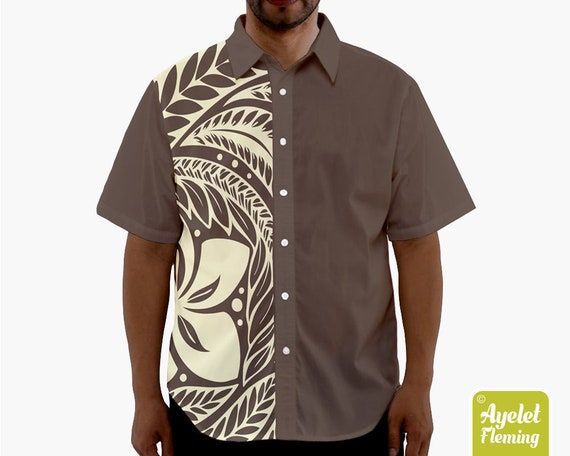 Polynesian dress shirts cheap