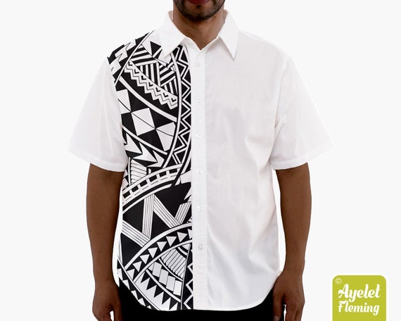 Polynesian Shirt Samoan Shirt Hawaiian 