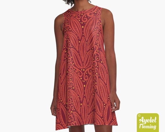 strapless open back dress Lava Red Short Hawaiian Sarong Floral Dress
