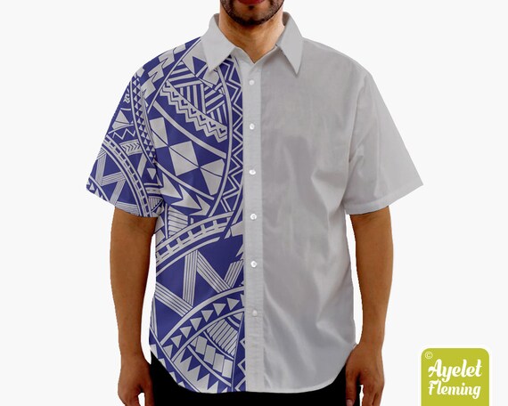 Polynesian Shirt Samoan Shirt Hawaiian 